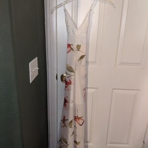 Long floral dress
